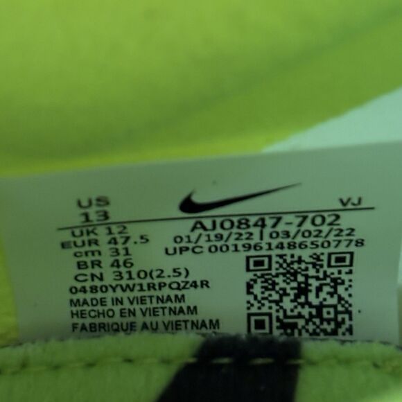 Nike Zoom Victory 5 XC Volt Track/Field Spikes Men’s Sz 13 (AJ0847-702) - Picture 7 of 10